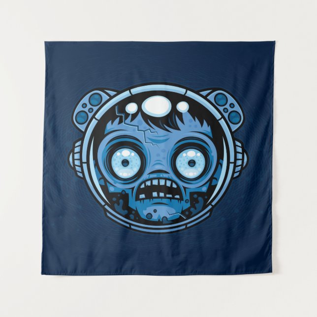 Zombie Astronaut Tapestry (Front)