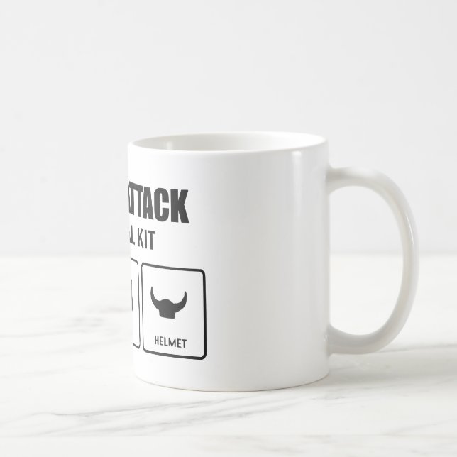 zombie attack survival kit coffee mug (Right)
