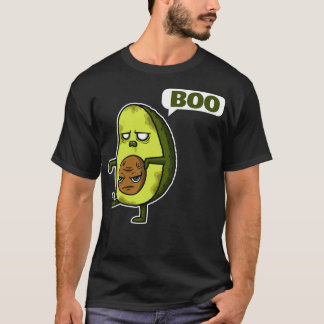 zombie avocado boo Halloween designs T-Shirt
