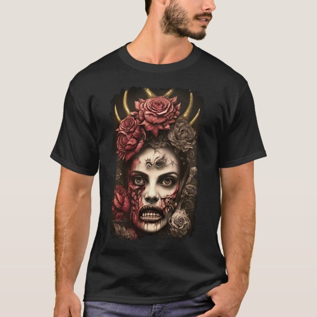 Zombie Babe 02 T-Shirt (Front)