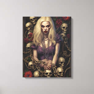 Zombie Babe 05 Canvas Print