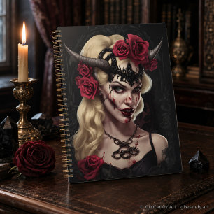 Zombie Babe Gothic Weekly Planner - Goth Aesthetic
