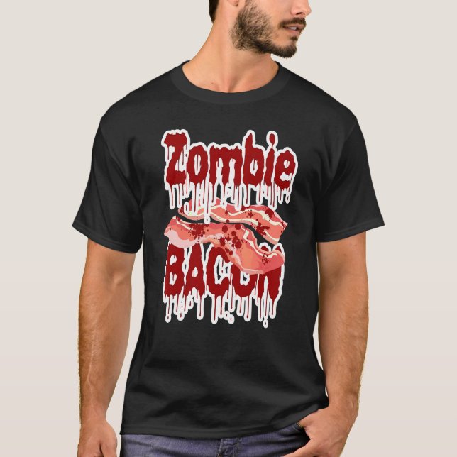 Zombie Bacon Undead Corpse Revenge T-Shirt (Front)