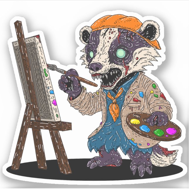 Zombie Badger Artist (Front)