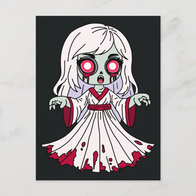 Zombie Banshee Postcard (Front)