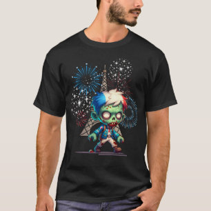 Zombie Bastille Day T-Shirt