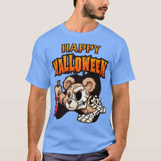 Zombie Bear Halloween T-Shirt