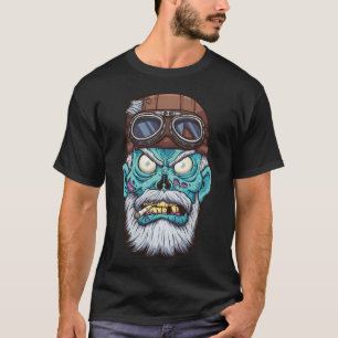 Zombie Biker Scary Horror Movies T-Shirt