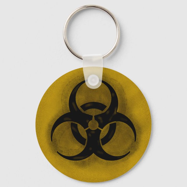 Zombie Biohazard Keychain (Front)