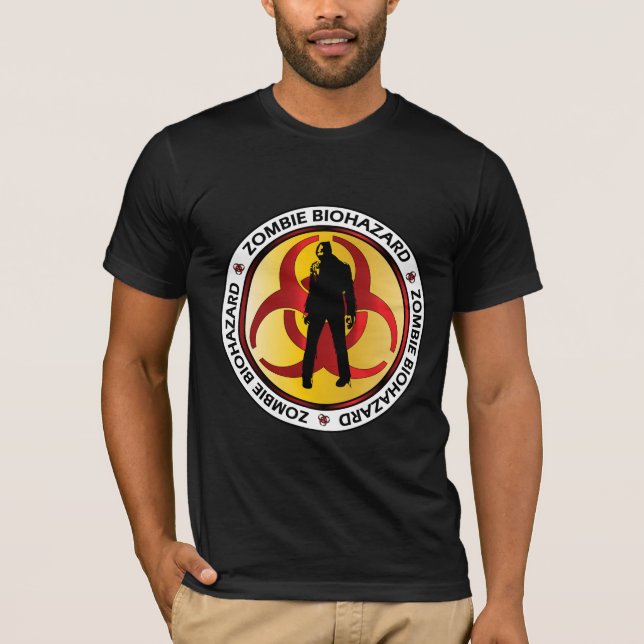 Zombie Biohazard Waste T-Shirt (Front)
