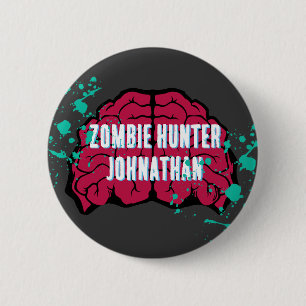 Zombie Birthday Halloween Kids Party  6 Cm Round Badge