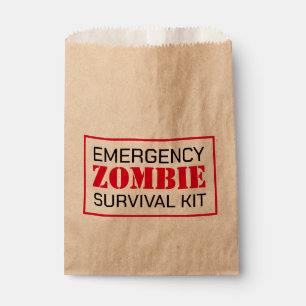 Zombie Birthday Halloween Party Favour Bags