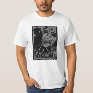 ZOMBIE- Black & Grey T-Shirt