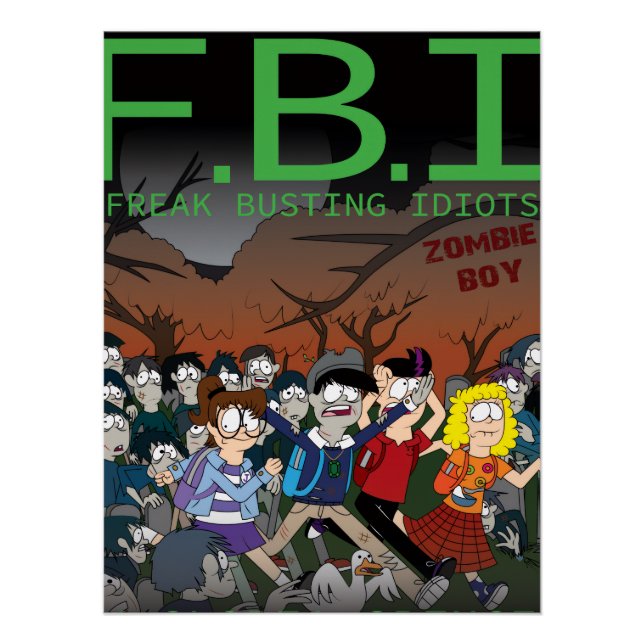 Zombie Boy Cover Poster (Front)