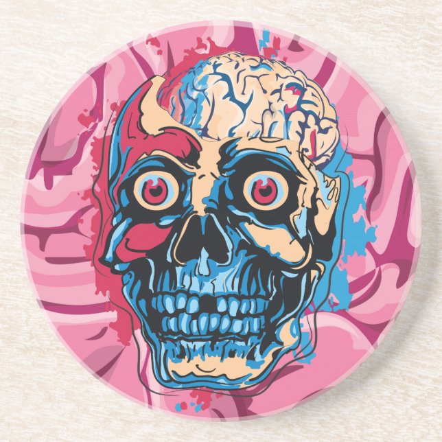 Zombie Brain Coaster (Front)