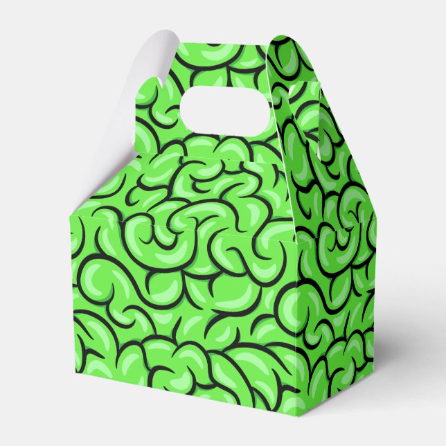 Zombie Brain Favour Box (Front Side)