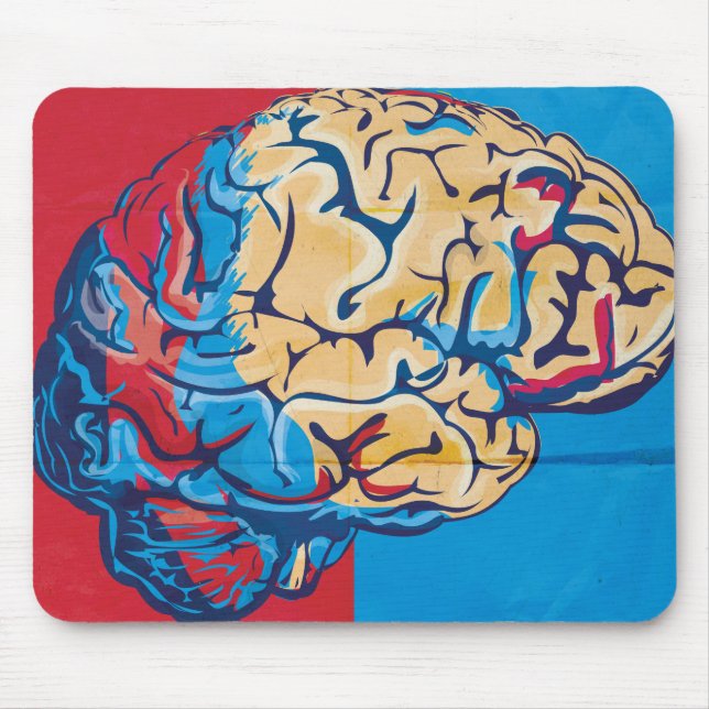 Zombie Brain Mouse Mat (Front)
