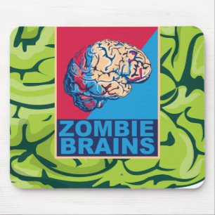 Zombie Brain Mouse Mat