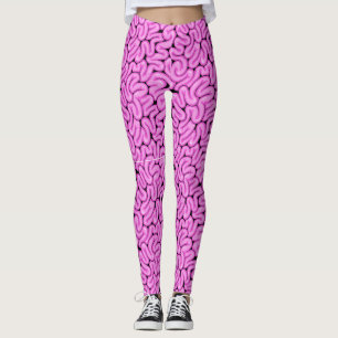 Zombie Brain Pattern Leggings