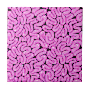 Zombie Brain Pattern Tile