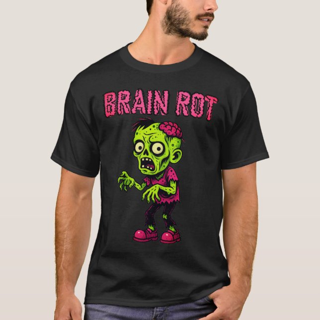 Zombie Brain Rot T-Shirt (Front)