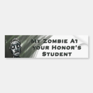 Zombie Bumper Sticker