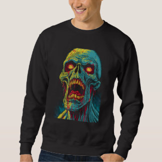 Zombie by Haunted Horror Halloween 1 Sweatshirt