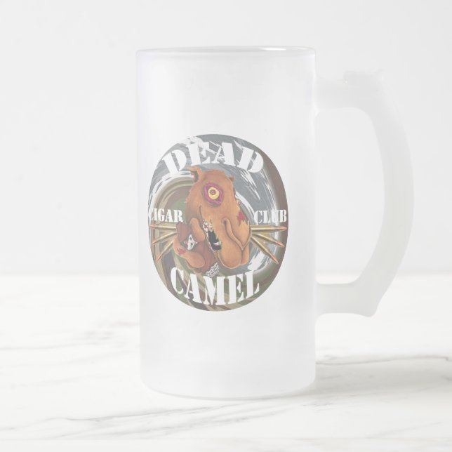 Zombie Camel Frosted Beer Mug (Right)