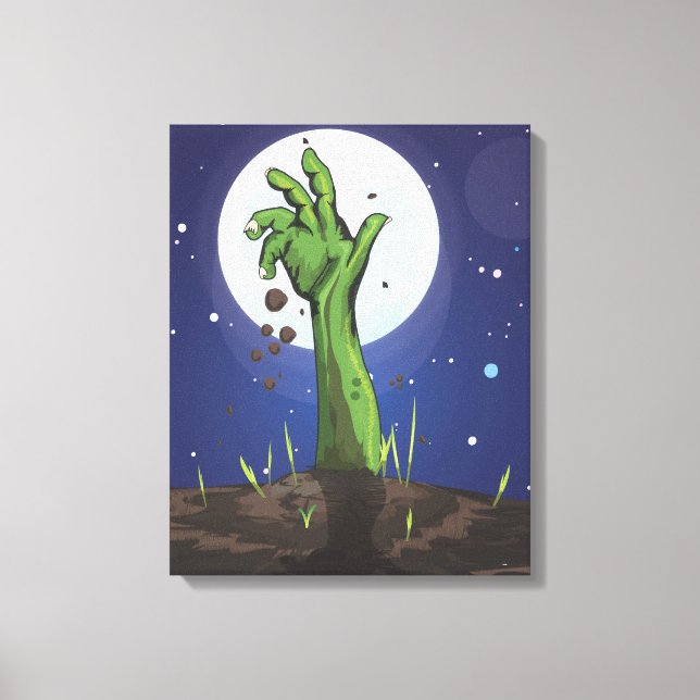 Zombie Canvas Print (Front)