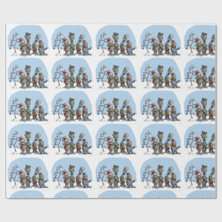 Zombie Carolers Wrapping Paper