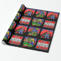 Zombie Cartoon Pattern