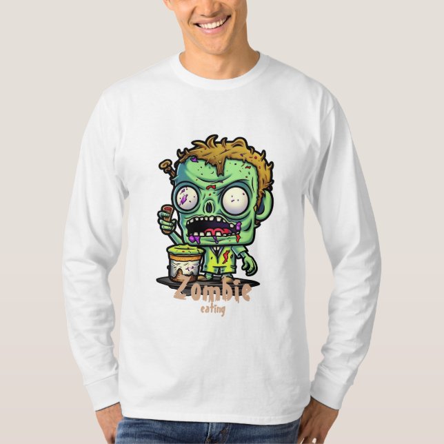Zombie cartoon T-shirt (Front)