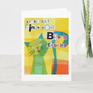 Zombie Cat : Engaging Card