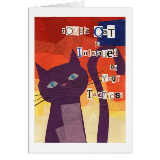 Zombie Cat Is Intrigued By Your Tactics