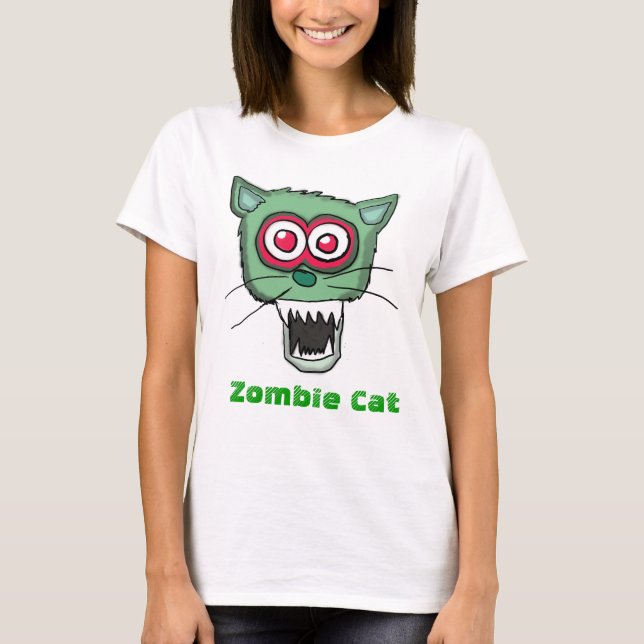 Zombie Cat T-Shirt (Front)