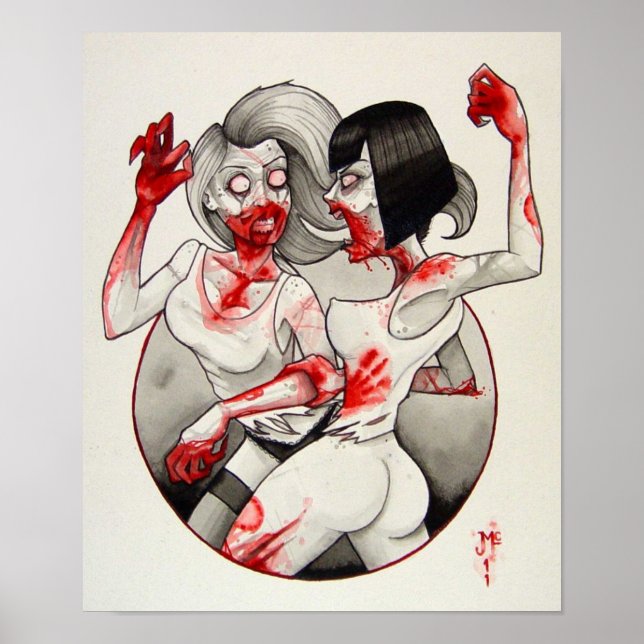 Zombie Catfight! Poster (Front)