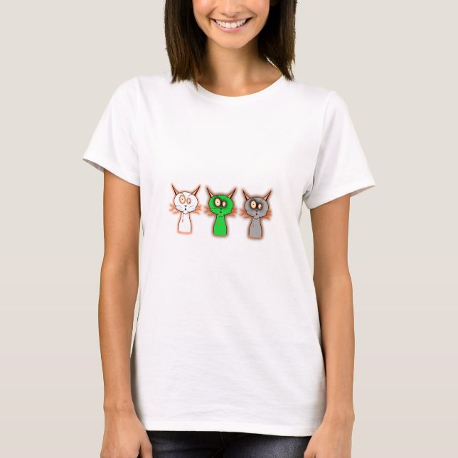Zombie Cats! T-Shirt (Front)