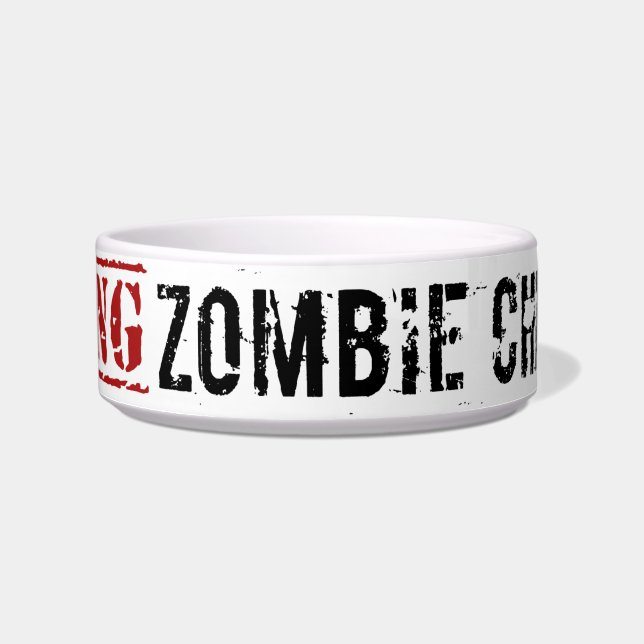 Zombie Chinchilla Bowl (Front)