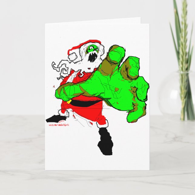 Zombie Christmas Card (Front)