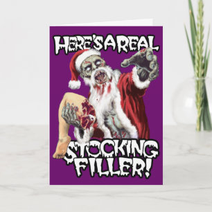 Zombie Christmas Card