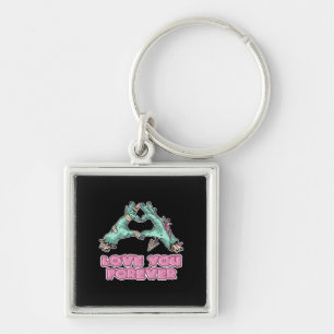 Zombie Classic - Skeleton Heart And Hands Key Ring