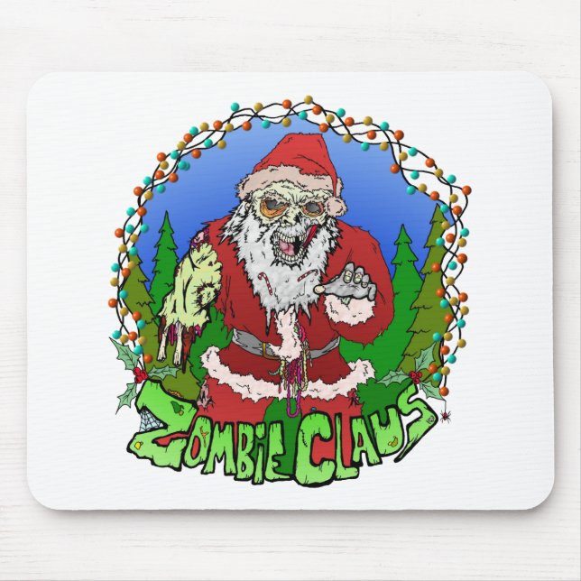 Zombie Claus Mouse Mat (Front)