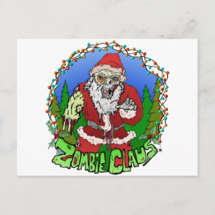 Zombie Claus Postcard