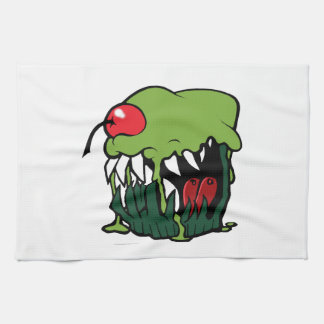 zombie cupcake kitchen towel