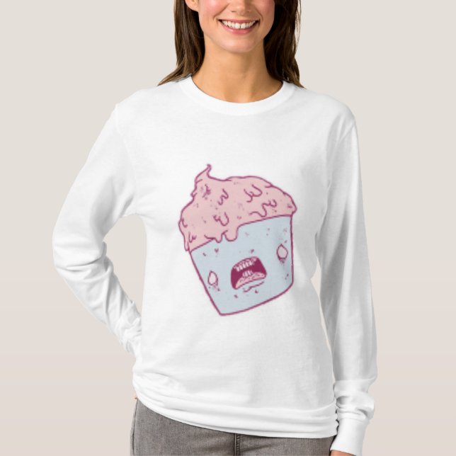 zombie cupcake T-Shirt (Front)