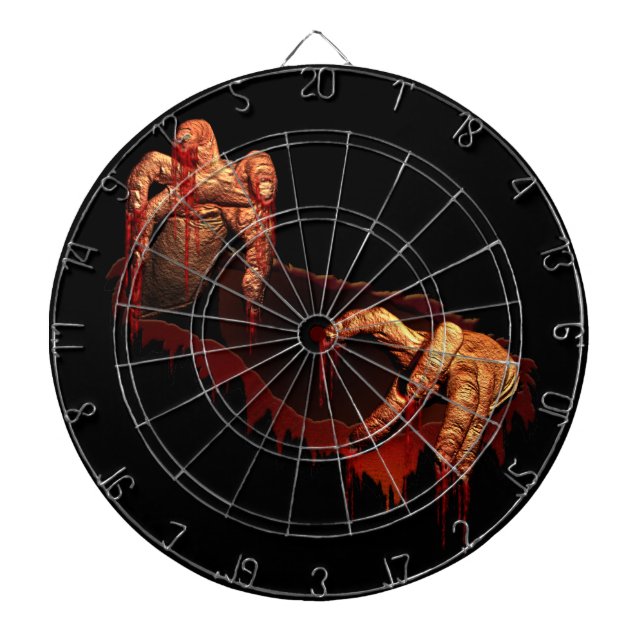 Zombie Dartboard Cool Halloween Zombie Darts (Front)