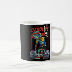 Zombie Deadlift Weight Lifting Halloween Fitness G Coffee Mug