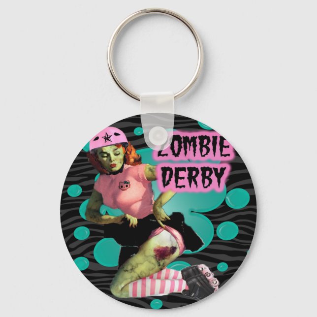 Zombie Derby Key Ring (Front)