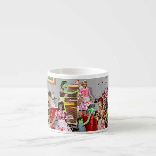 Zombie Diner Espresso Cup (Front)