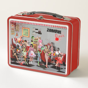 Zombie Diner Metal Lunch Box